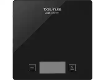 Balança de cozinha taurus just compact 990721 (preto)