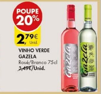 Pingo Doce Vinho Verde Gazela 75cl promoção