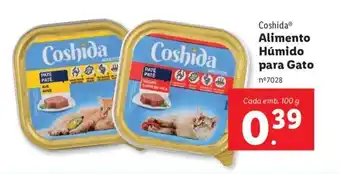 Lidl Coshida Alimentoa Húmido para Gato 100g promoção