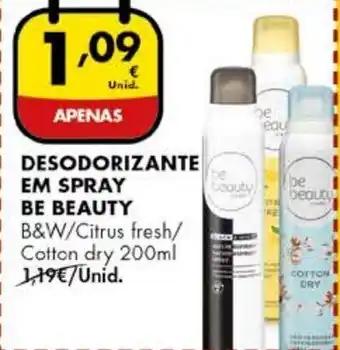 Pingo Doce Desodorizante em Spray de Beauty 200ml promoção