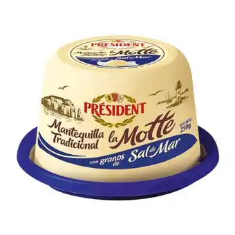 La motte président manteiga com sal