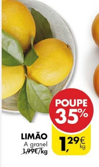 Pingo Doce Limão promoção