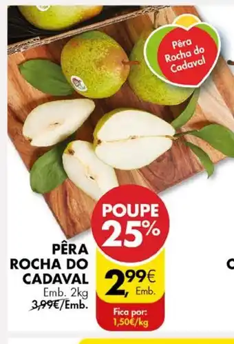 Pingo Doce Pêra Rocha do Cadaval 2kg promoção