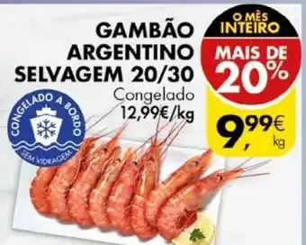 Pingo Doce Gambão da Argentino Selvagem 20/30 promoção