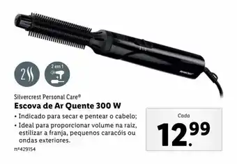 Lidl Silvercrest Escova de Ar Quente 300W promoção