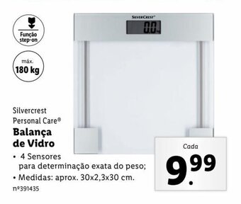 Lidl Silvercrest Personal care Balança De Vidro promoção