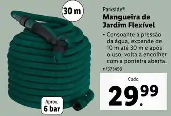 Lidl Parkside Mangueira de Jardim Flexível 30m promoção