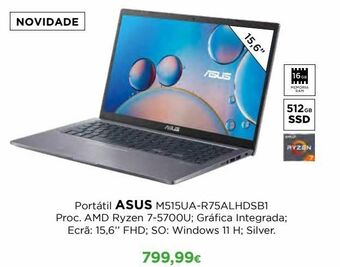 El Corte Inglés Portátil asus asus promoção