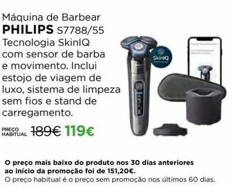 El Corte Inglés Máquina de barbear eléctrica philips promoção