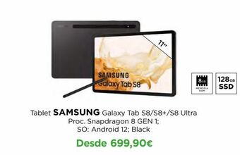 El Corte Inglés Tablet samsung promoção