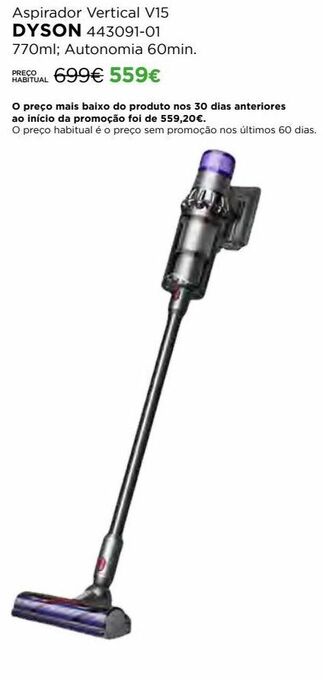 El Corte Inglés Aspirador vertical dyson promoção