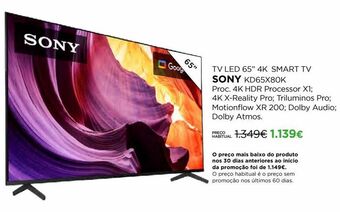 El Corte Inglés Smart tv sony promoção