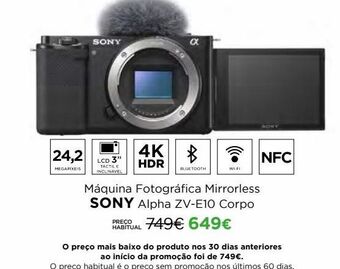 El Corte Inglés Câmera fotográfica sony promoção