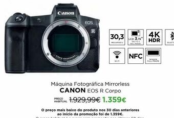 Câmera fotográfica canon