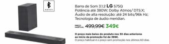 El Corte Inglés Barra de som lg promoção