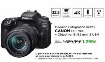 El Corte Inglés Câmera fotográfica canon promoção
