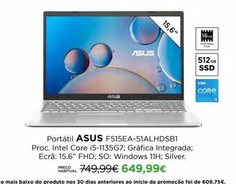 El Corte Inglés Portátil asus asus promoção