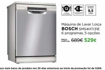 El Corte Inglés Lava louças bosch promoção
