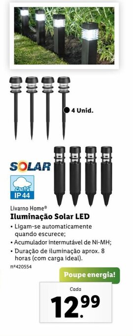 Livarno Home Iluminação Solar Led