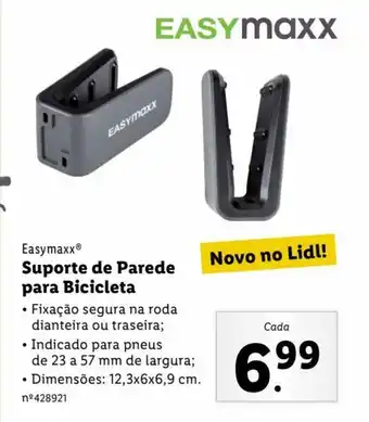 Lidl Easymaxx Suporte de Parede para Bicileta promoção