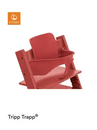 Conjunto bebê stokke® por tripp trapp® - vermelho quente - stokke