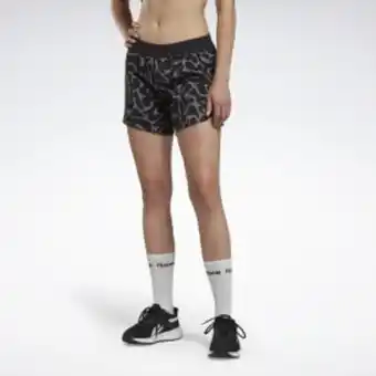 Running printed shorts