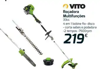 E.Leclerc Vito Roçadora Multifunções 33cc promoção