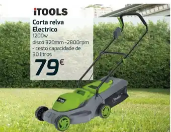 E.Leclerc iTools Corta Relva Eletrico 1200w promoção