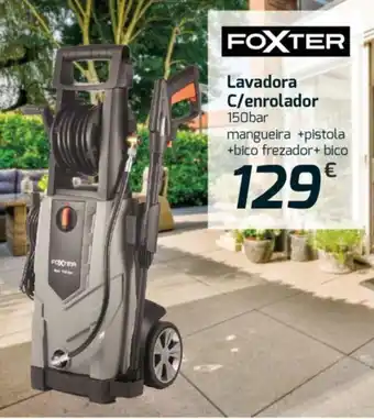 E.Leclerc Foxter Lavadora c/ Enrolador 150Bar promoção