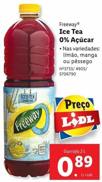Lidl Chá gelado promoção