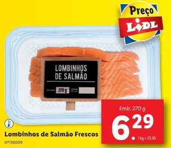 Lidl Lombo de salmão promoção