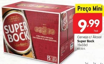Minipreço Cerveja super bock promoção