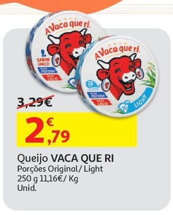 Auchan Queijo vaca que ri promoção
