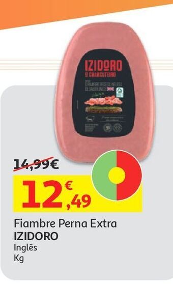 Fiambre perna extra izidoro ingles kg
