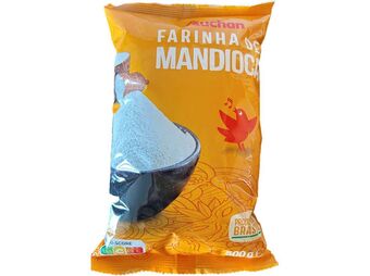Farinha auchan mandioca 500g
