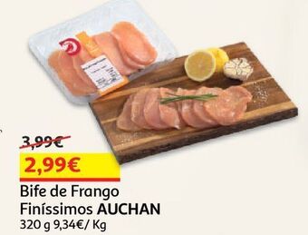 Bife frango finissimos auchan 320gr