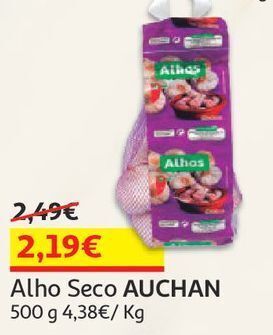 Alho seco auchan 500 g
