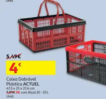 Caixa dobrável plastica actuel