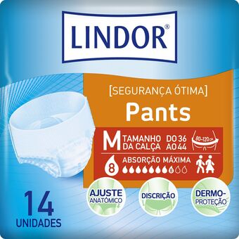 Cuecas incontinência lindor