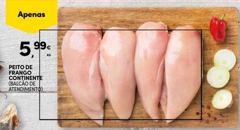 Continente Peito de Frango Continente 1kg promoção
