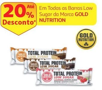 Auchan Barra low sugar goldnutrition promoção