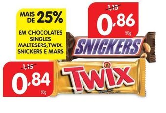 Minipreço Chocolates snickers promoção