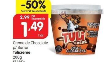 Minipreço Creme de chocolate tulicreme promoção