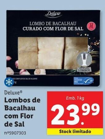 Lidl Bacalhau deluxe promoção