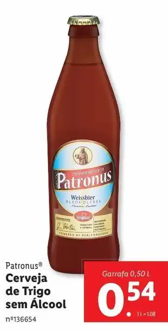 Lidl Cerveja sem álcool promoção