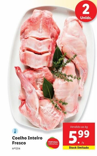 Lidl Coelho promoção