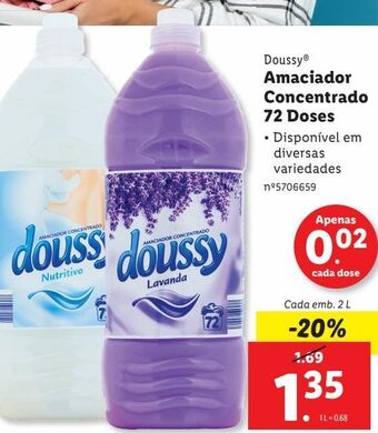 Lidl Amaciador promoção