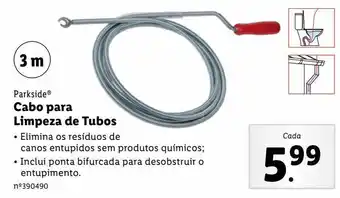 Lidl Cabo flexível parkside promoção