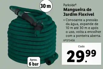 Lidl Mangueira flexível parkside promoção
