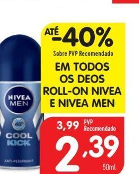Minipreço Desodorizante nivea promoção